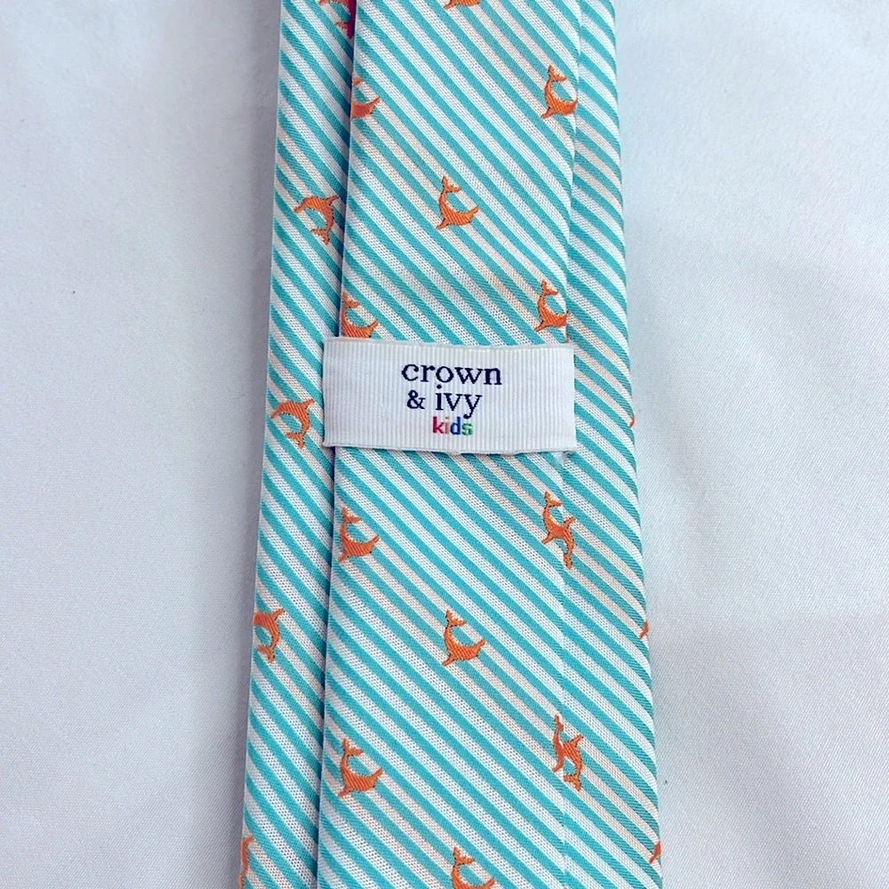 Miami Dolphins kids tie like new! Crown & Ivy